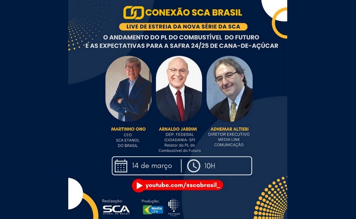 Deputado Arnaldo Jardim será o convidado especial da Live inaugural da série “Conexão SCA Brasil”