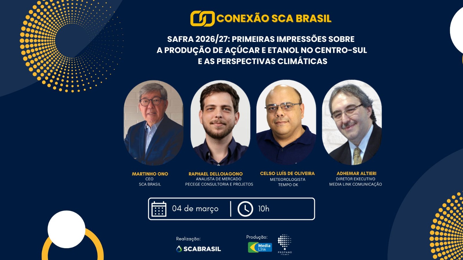 Safra de cana 2026-2027 começa com tendência mais alcooleira e El Niño no radar