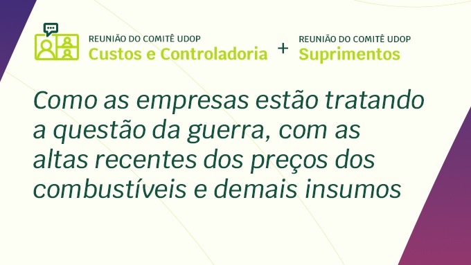 Alexandre Menezio, da SCA Brasil Aliança, participará de encontro dos Comitês UDOP
